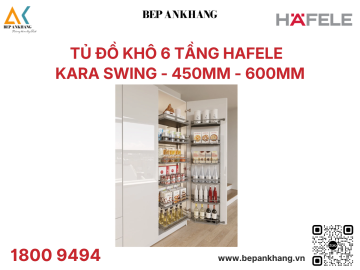 Phụ kiện tủ đồ khô Hafele Kara swing 450 mm 548.65.842